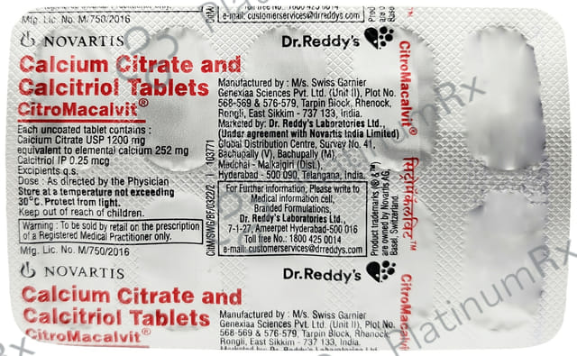 Citro Macalvit Tablet