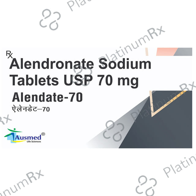 Alendate 70mg Tablet 4s