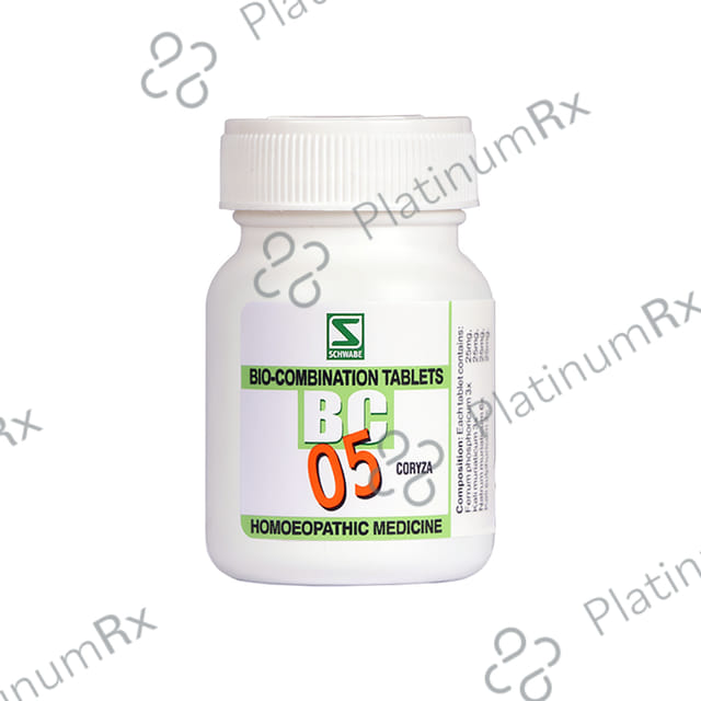 Dr Willmar Schwabe India Bio-Combination 05 (BC 05) Tablet 20 gm