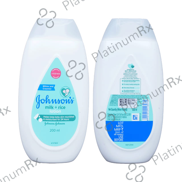 Johnson's Baby Milk + Rice Lotion 200ml