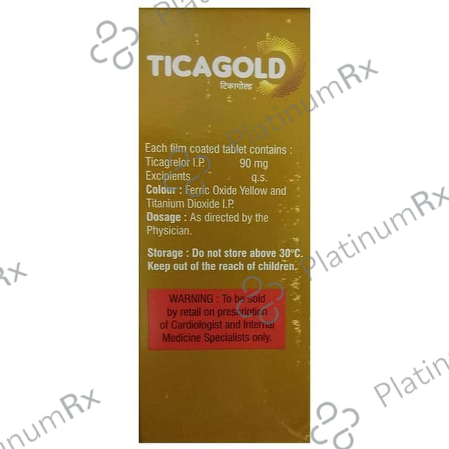 Ticagold 90mg Tablet 14s