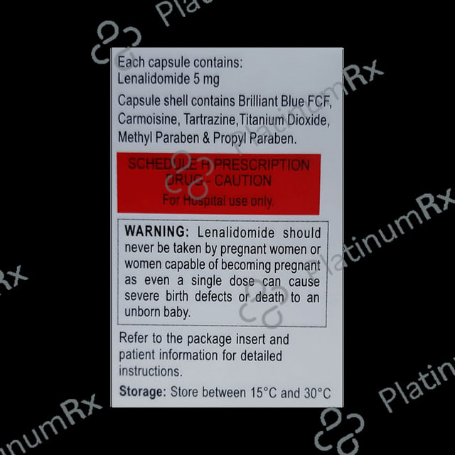 Lenalid 5mg Capsule 30s