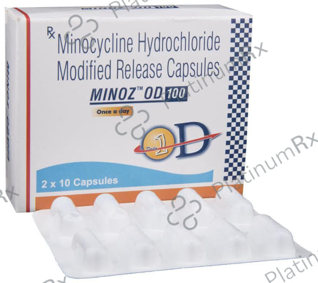 Minoz OD 100mg Capsule MR 10s