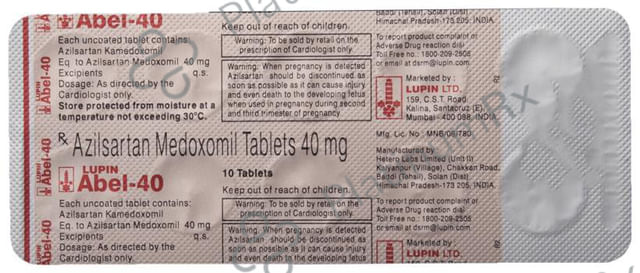 Abel 40mg Tablet 10s