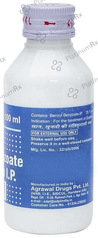 Agrawal Benzyl Benzoate 25% Application 100ml