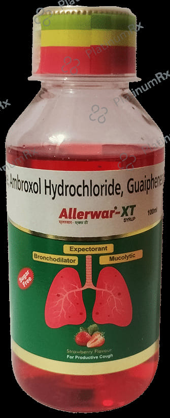 Allerwar XT Syrup Strawberry Sugar Free 100ml