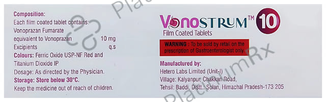 Vonostrum 10mg Tablet 10s