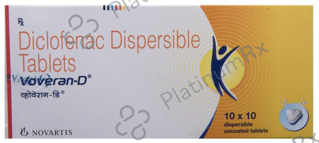 Voveran D 50mg Tablet DT 10s