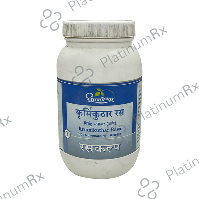 Dhootapapeshwar Krumikuthar Rasa Tablet 1000 tablets