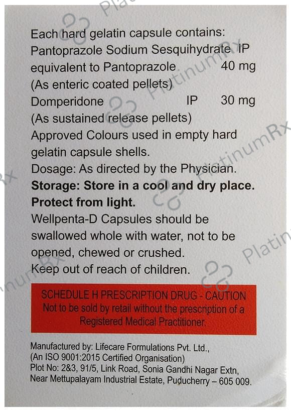 Wellpenta-D Capsule SR