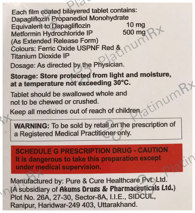 Dapaxifra-M Tablet ER