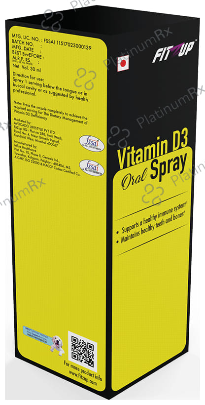 Fitzup Vitamin D3 Oral Spray