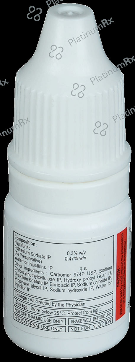 Nepaflam OD Eye Drop BAK Free 3ml