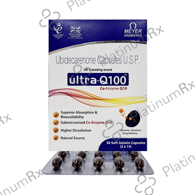 Ultra Q 100mg Capsule 30s