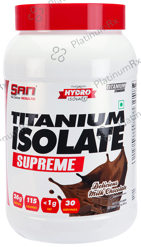 San Titanium Isolate Supreme Delicious Milk Chocolate