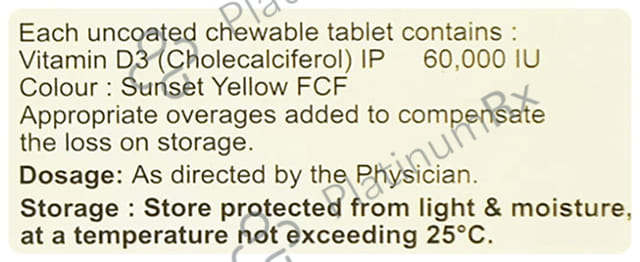 Pleoferol 60K Chewable Tablet Sugar Free