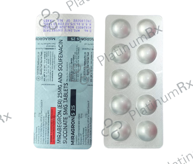 Miragron S 25/5mg ER Tablet 10s