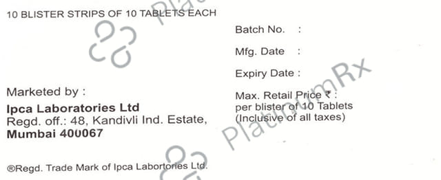 CTD MT 6.25/25/40 Tablet ER 10s