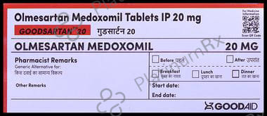 Goodsartan 20mg Tablet 10s