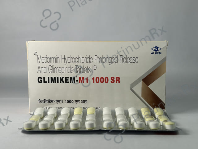 Glimikem M 1/1000mg SR Tablet 15s