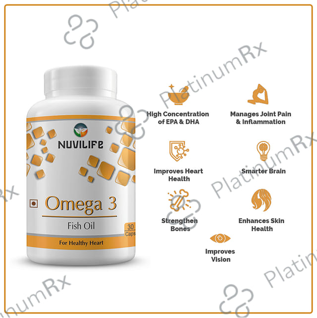 Nuvilife Omega 3 Fish Oil Capsule 30s