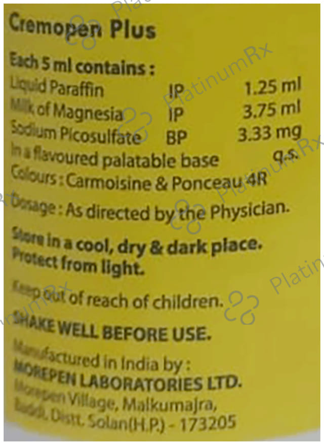 Cremopen Plus Oral Suspension Delicious Mint Flavour Sugar Free 170ml