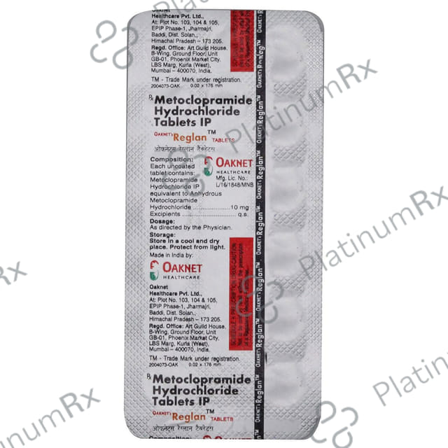 Reglan Tablet 20 Tablet