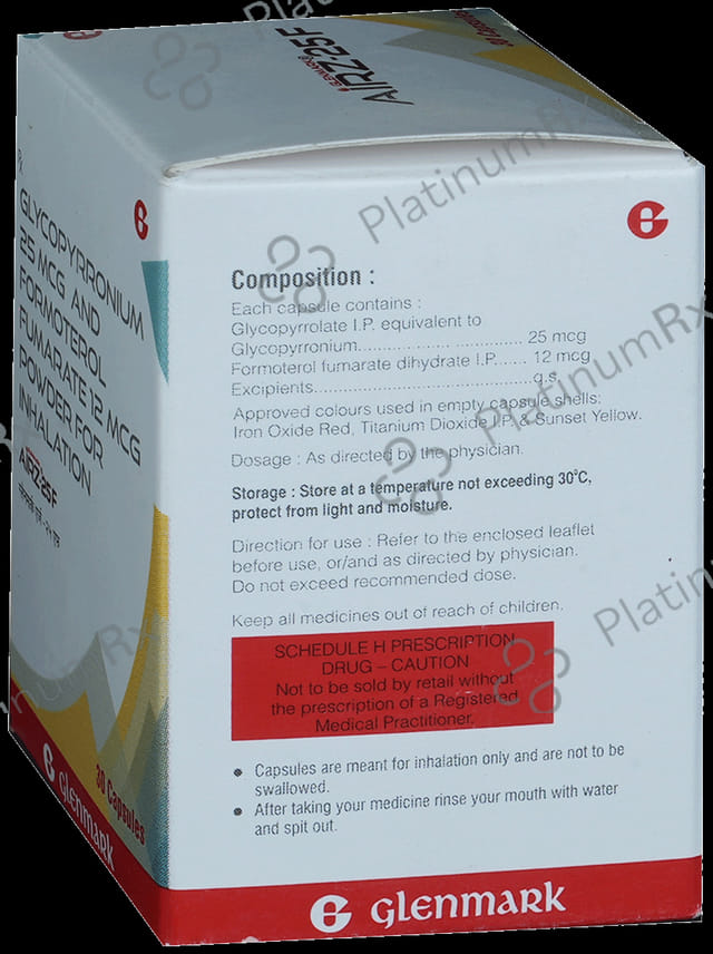 Airz 25F 12/25mcg Capsule 30s