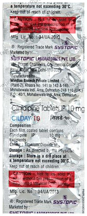 Cilday 10mg Tablet 10s