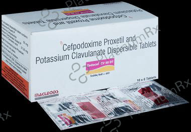 Zedocef CV 50 mg/31.25 mg Tablet