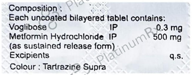 V Nyle MF 500mg/0.3mg Tablet