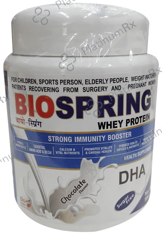 Biospring Whey Protein Powder Chocolate Sugar Free