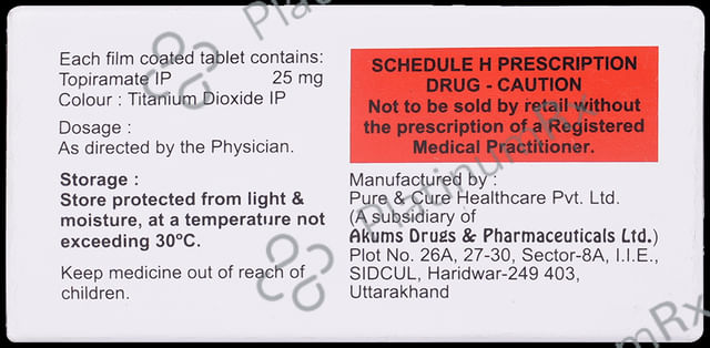 Leptomate 25mg Tablet 10s