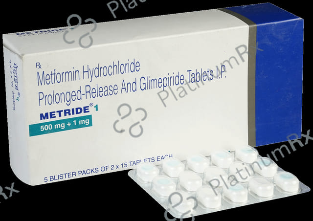 Metride 1/500mg Tablet PR 15s
