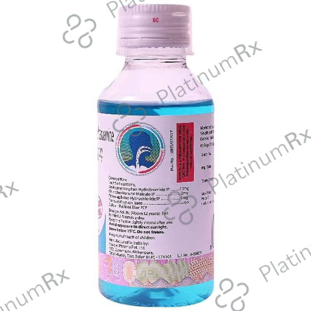 Zedex Plus 2/10/5mg Cough Syrup 100ml