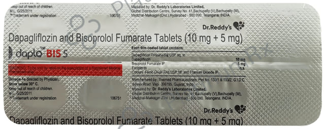 Daplo Bis 5/10mg Tablet 10s