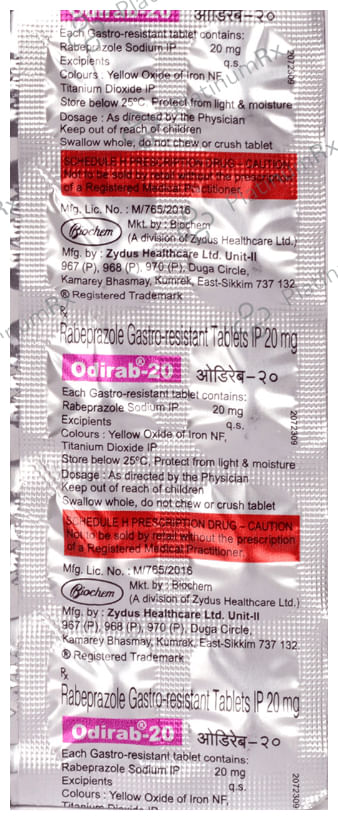 Odirab 20mg Tablet