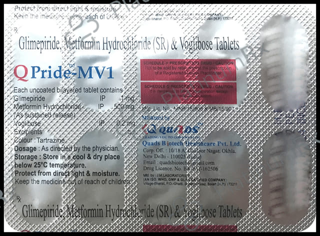 QPride MV1/500/0.2mg Tablet SR 10s
