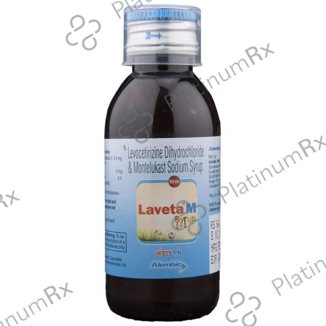 Laveta M 2.5/4mg Syrup 60ml