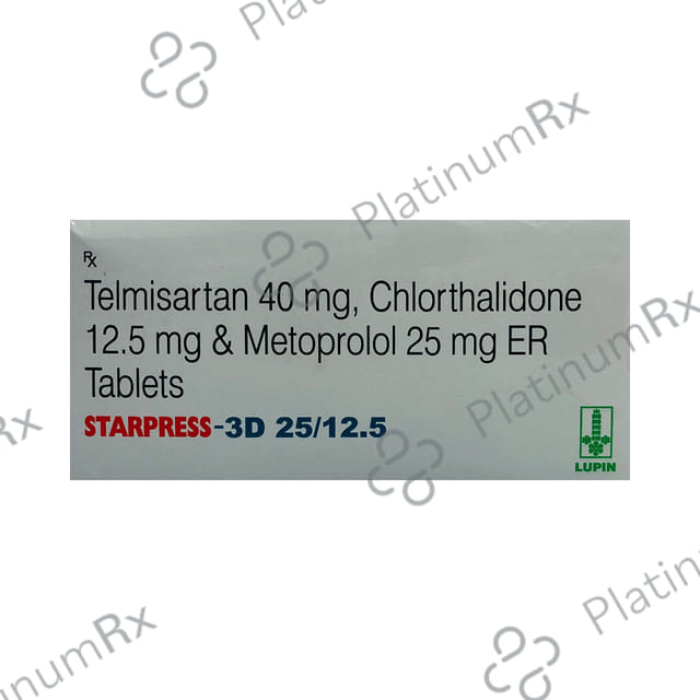 Starpress 3D 12.5/25/40mg Tablet 10s