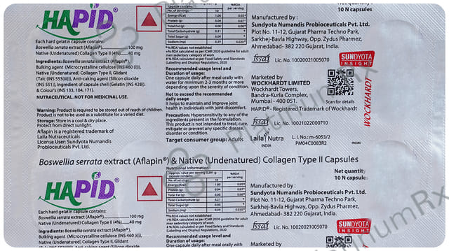 Hapid Capsule 10s