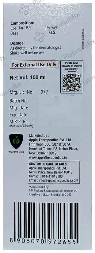 Tar 18 Medicated Shampoo 100ml