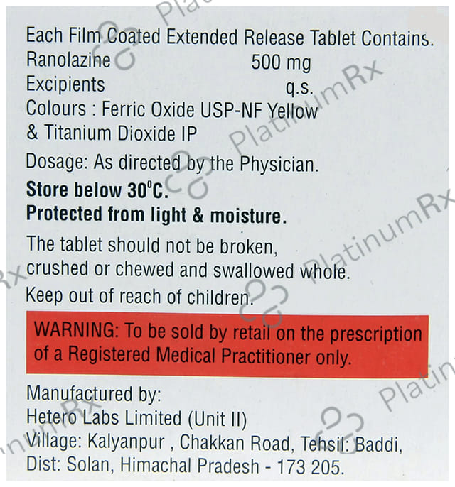 Rancad 500mg Tablet ER 15s