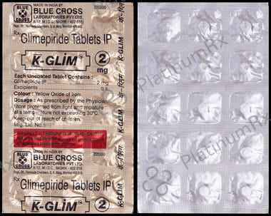 K Glim 2mg Tablet 15s