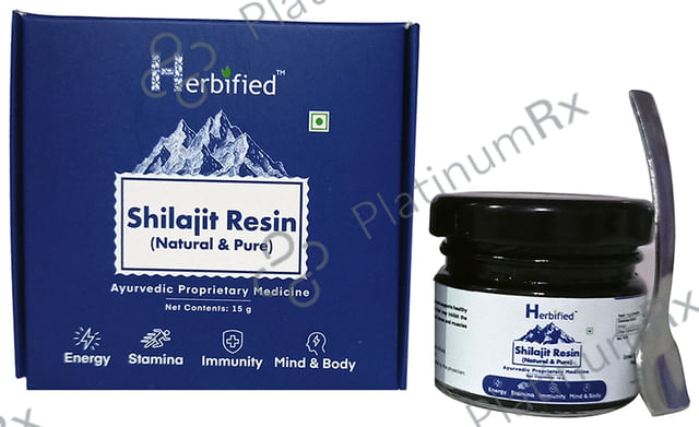 Herbified Shilajit Natural & Pure Resin