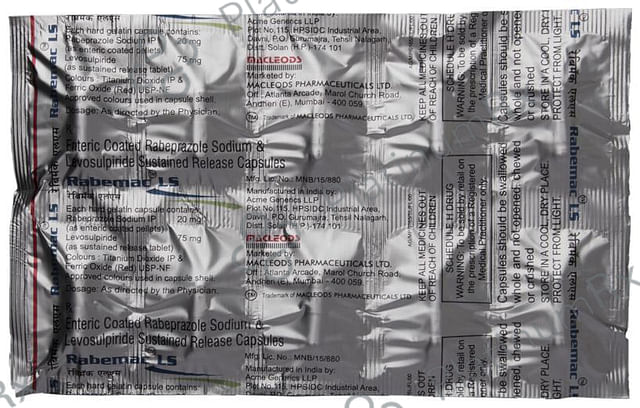 Rabemac LS 75/20mg Capsule SR 10s