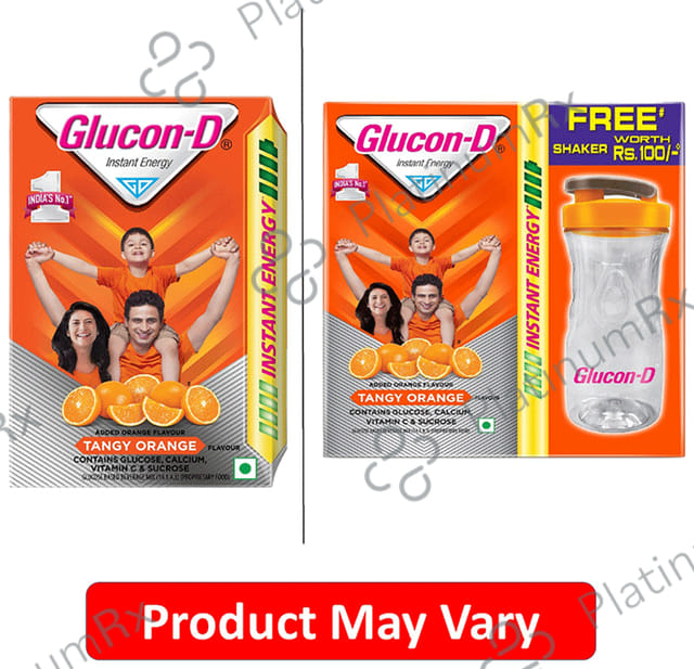 Glucon D with Glucose Tangy Orange Flavour Powder 450gm