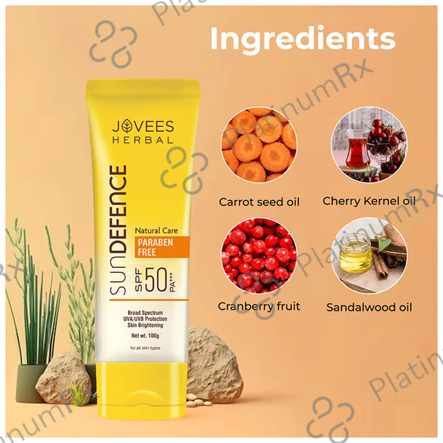 Jovees Sun Defence SPF 50 PA+++ Cream 100gm