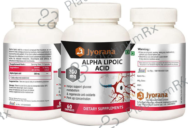 Jyorana Alpha Lipoic Acid 300mg Capsule 60s
