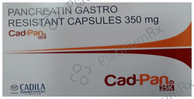 Cadpan PE 25K Capsule 10s